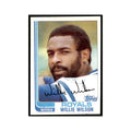 1982 Topps Willie Wilson Baseball Cards #230