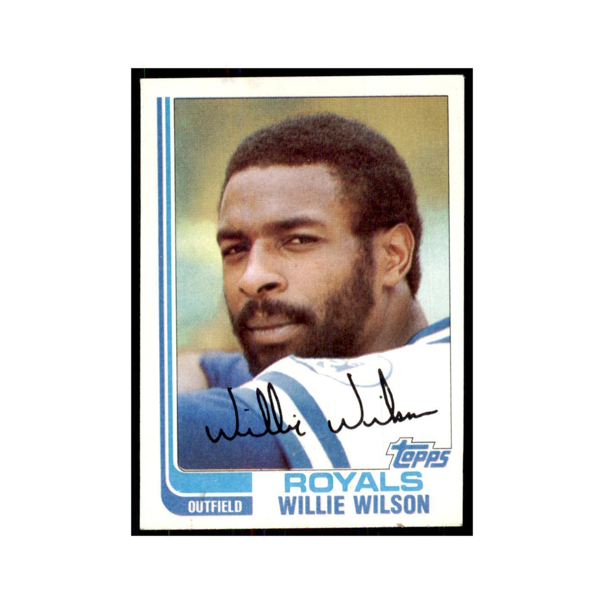 1982 Topps Willie Wilson Baseball Cards #230