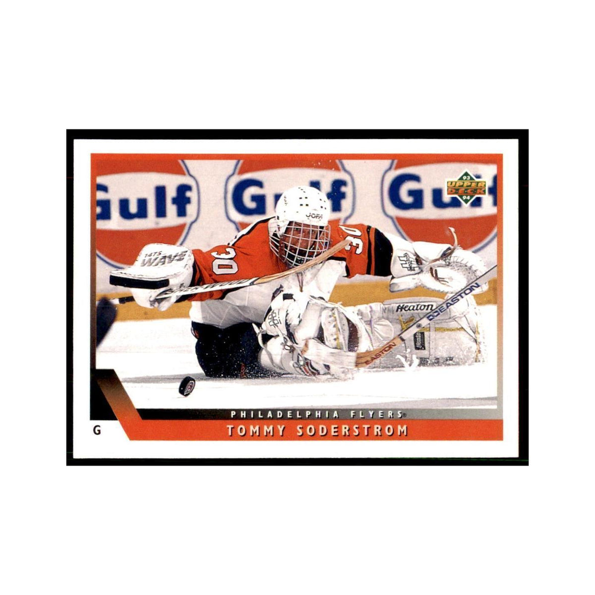 1993 Upper Deck Tommy Soderstrom Hockey Cards #182