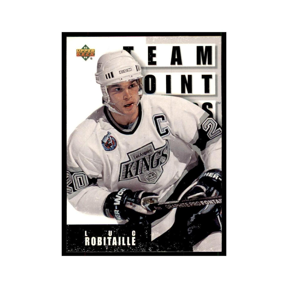 1993 Upper Deck Luc Robitaille Hockey Cards #293