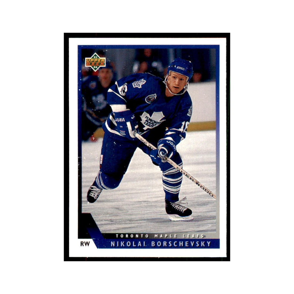 1993 Upper Deck Nikolai Borschevsky Hockey Cards #164