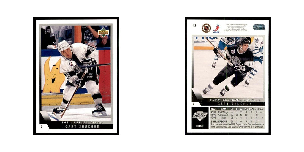 1993 Upper Deck Gary Shuchuk Hockey Cards #13