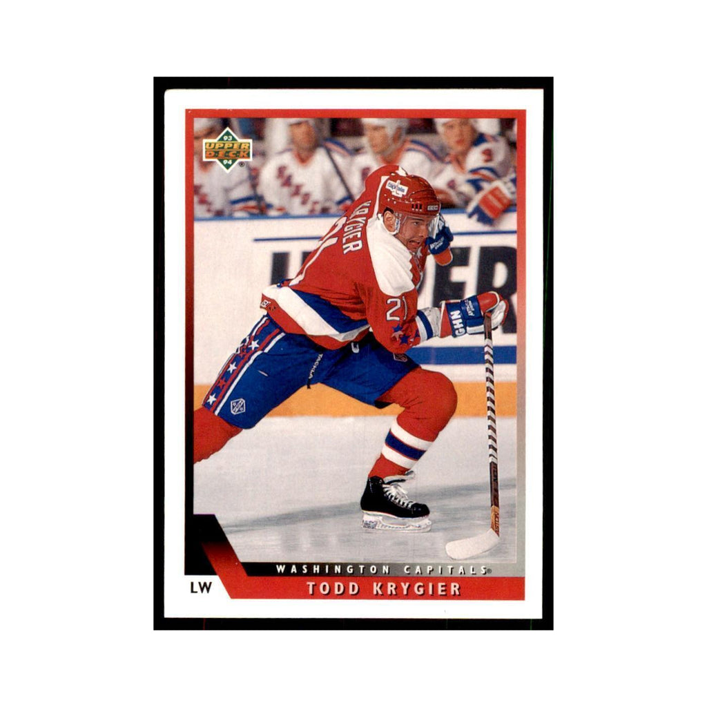 1993 Upper Deck Todd Krygier Hockey Cards #207
