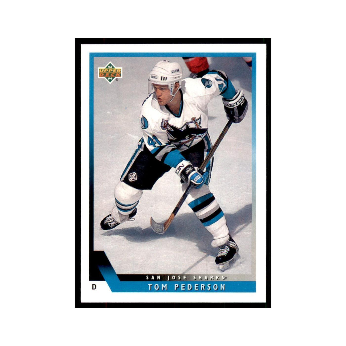 1993 Upper Deck Tom Pederson Hockey Cards #92
