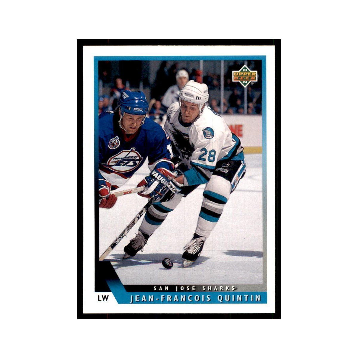 1993 Upper Deck Jean-Francois Quintin Hockey Cards #21