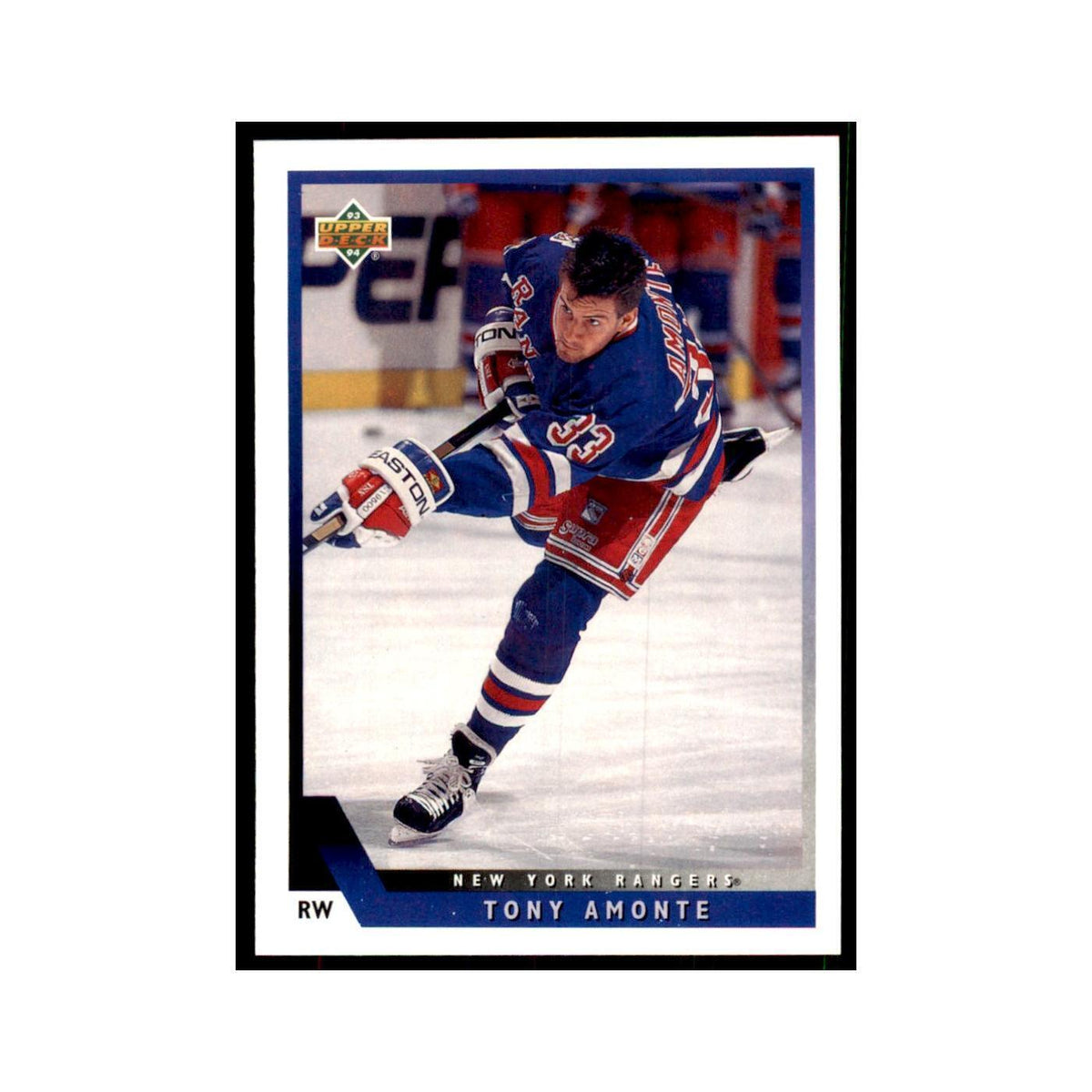1993 Upper Deck Tony Amonte Hockey Cards #64