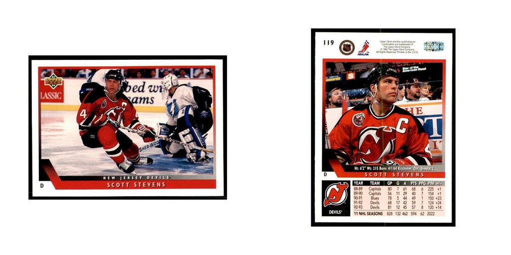 1993 Upper Deck Scott Stevens Hockey Cards #119