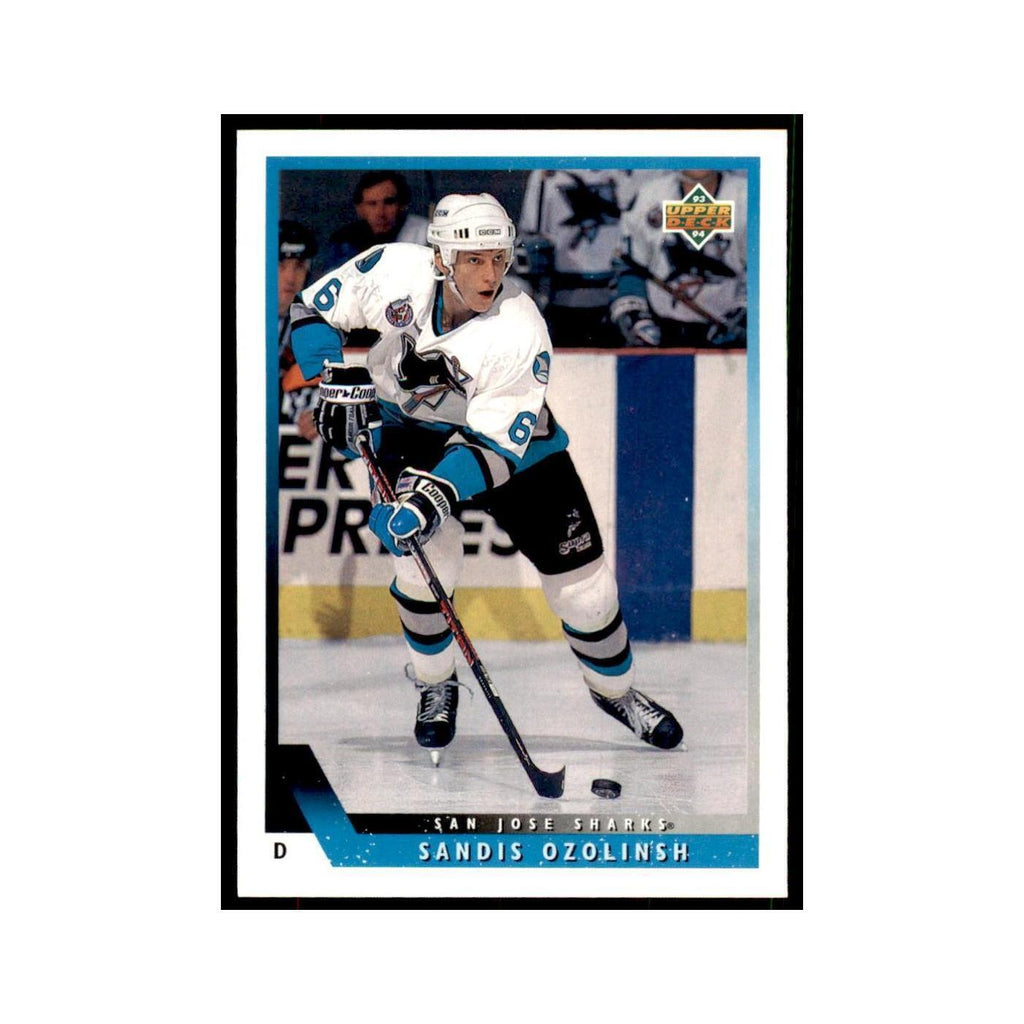 1993 Upper Deck Sandis Ozolinsh Hockey Cards #72