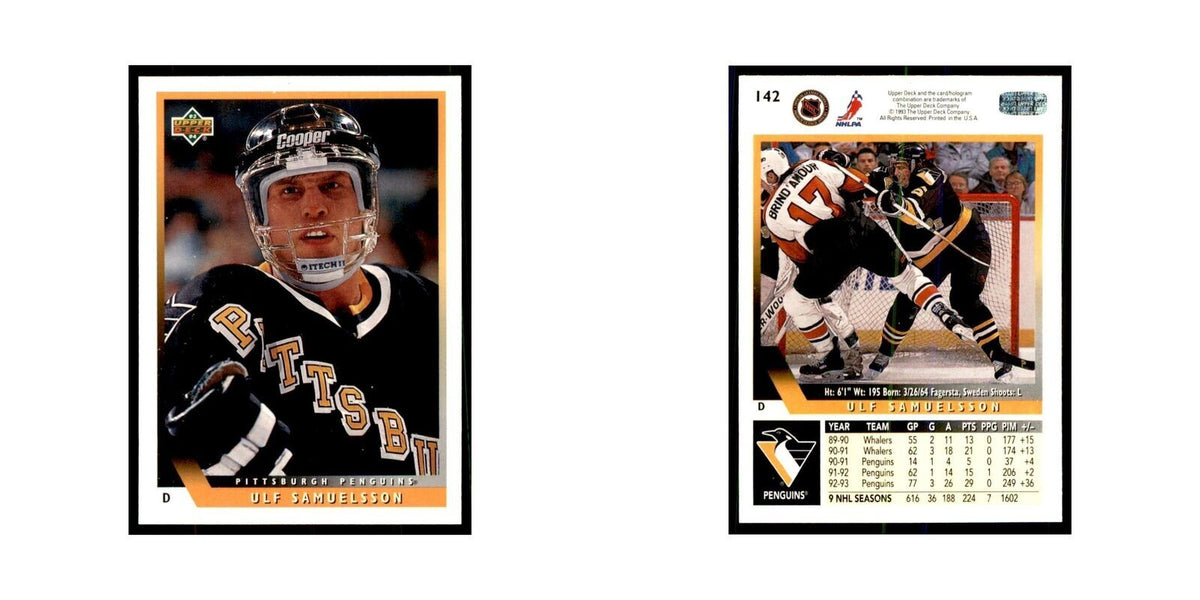 1993 Upper Deck Ulf Samuelsson Hockey Cards #142