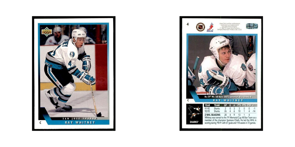 1993 Upper Deck Ray Whitney Hockey Cards #4