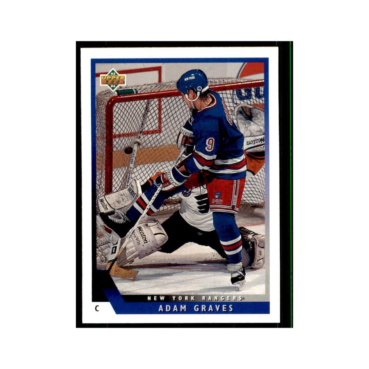 1993 Upper Deck Adam Graves Hockey Cards #128