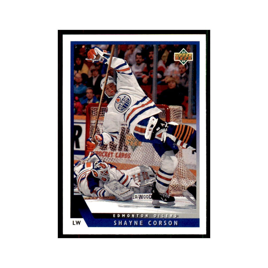 1993 Upper Deck Shayne Corson Hockey Cards #132