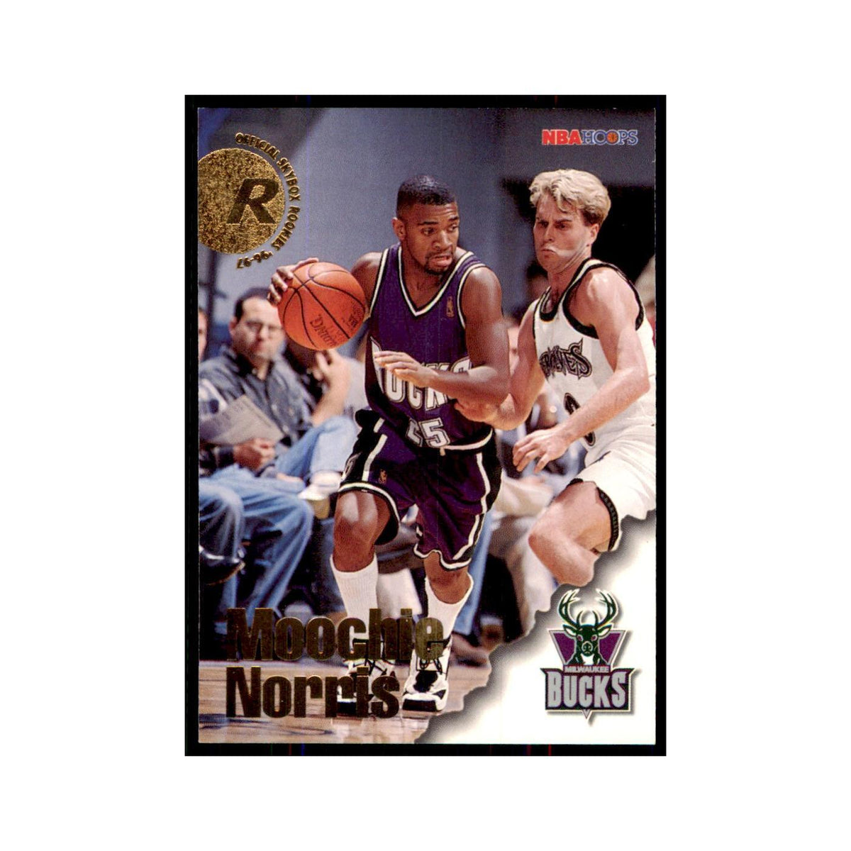 Moochie Norris Rookie 1996 NBA Hoops #305 Basketball Cards Basketball Card NM