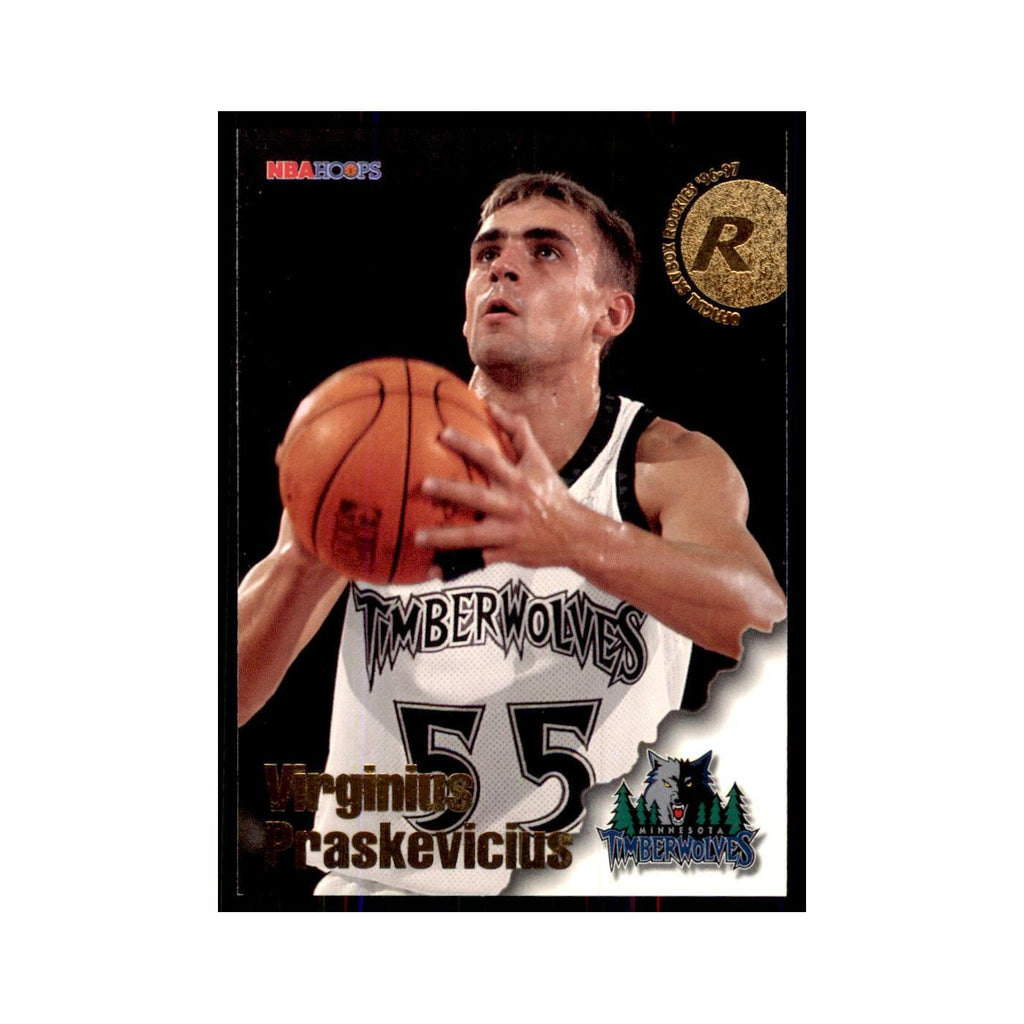 Virginius Praskevicius Rookie 1996 NBA Hoops #308 Basketball Cards NM