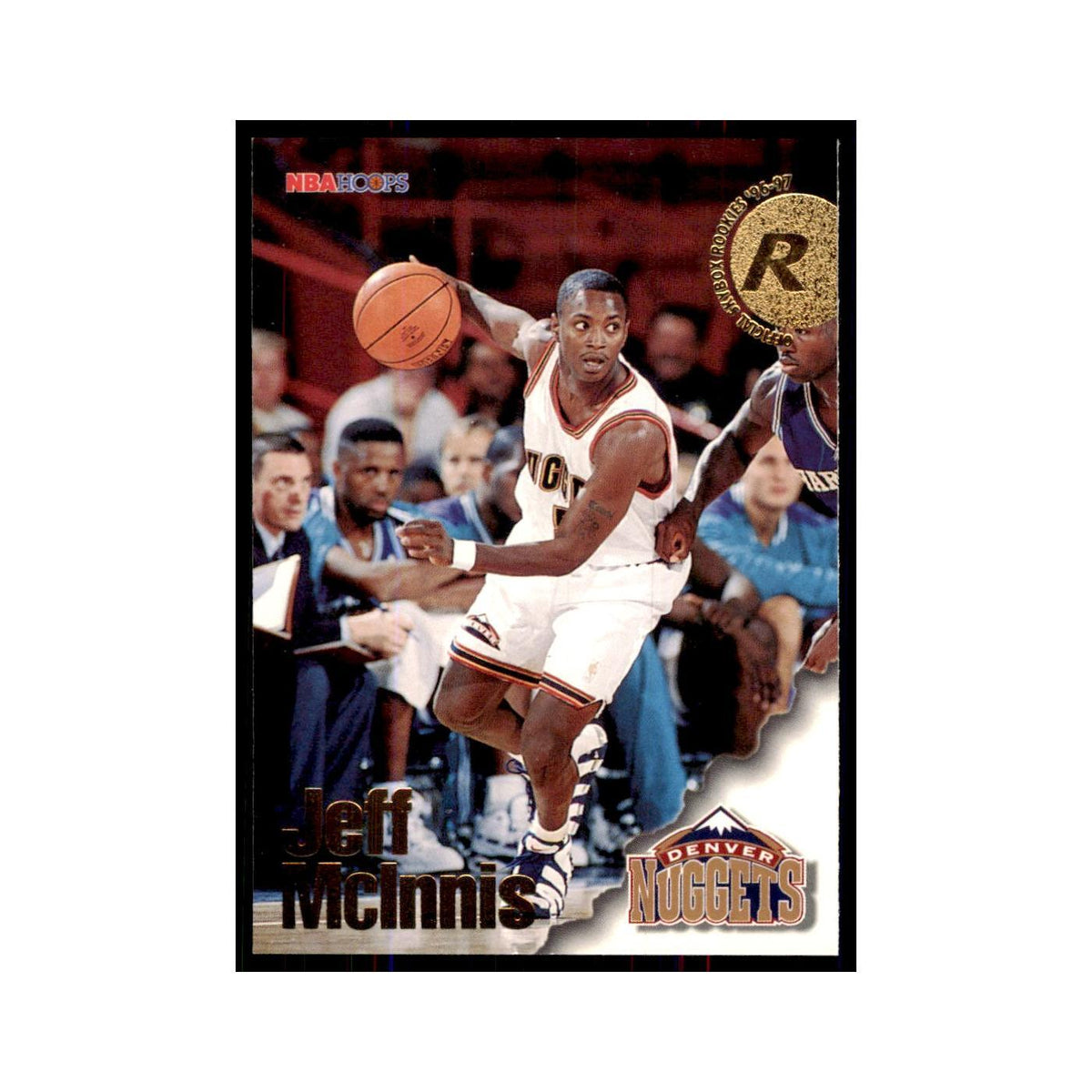 Jeff McInnis Rookie 1996 NBA Hoops #302 Basketball Cards Basketball Card NM