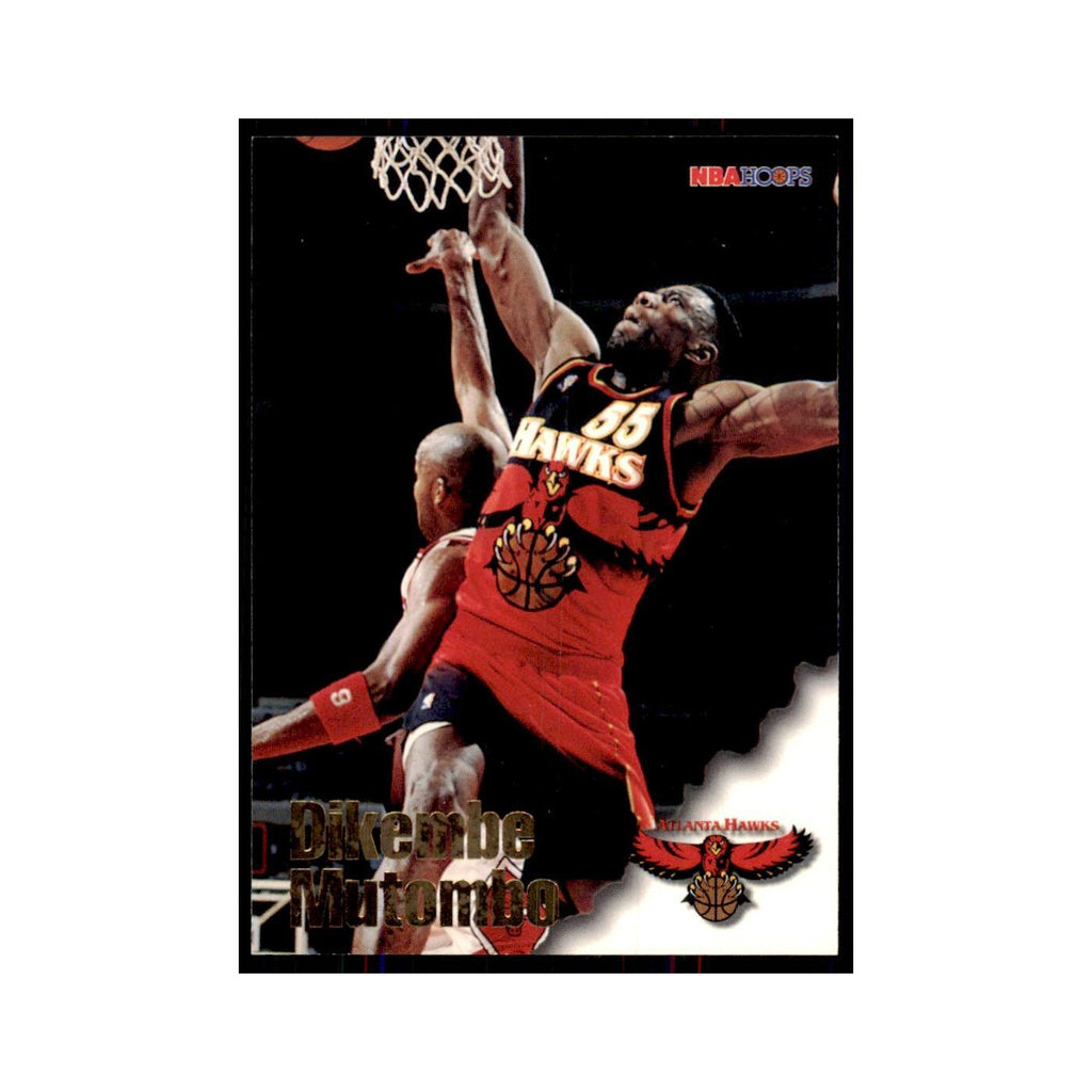 Dikembe Mutombo 1996 NBA Hoops #201 Basketball Cards Basketball Card NM