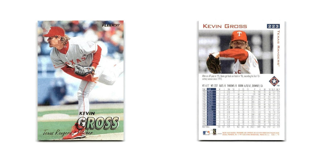 Kevin Gross 1997 Fleer #223 Texas Rangers Baseball Card NM