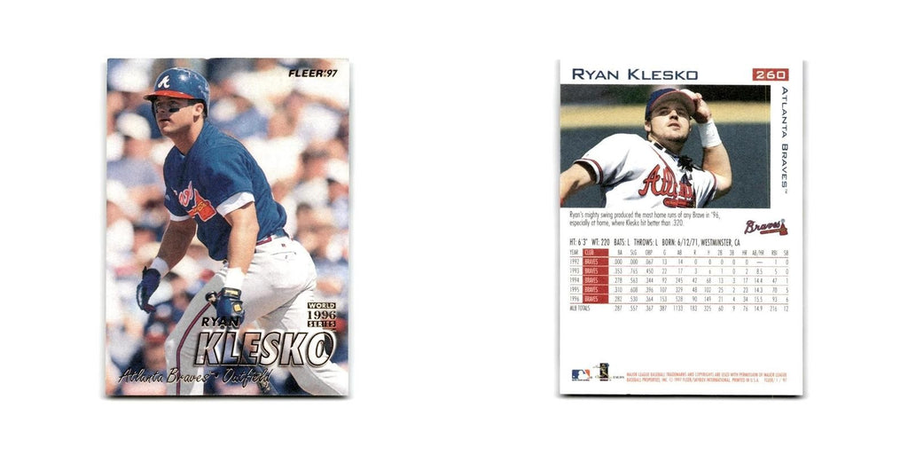 Ryan Klesko 1997 Fleer #260 Atlanta Braves NM