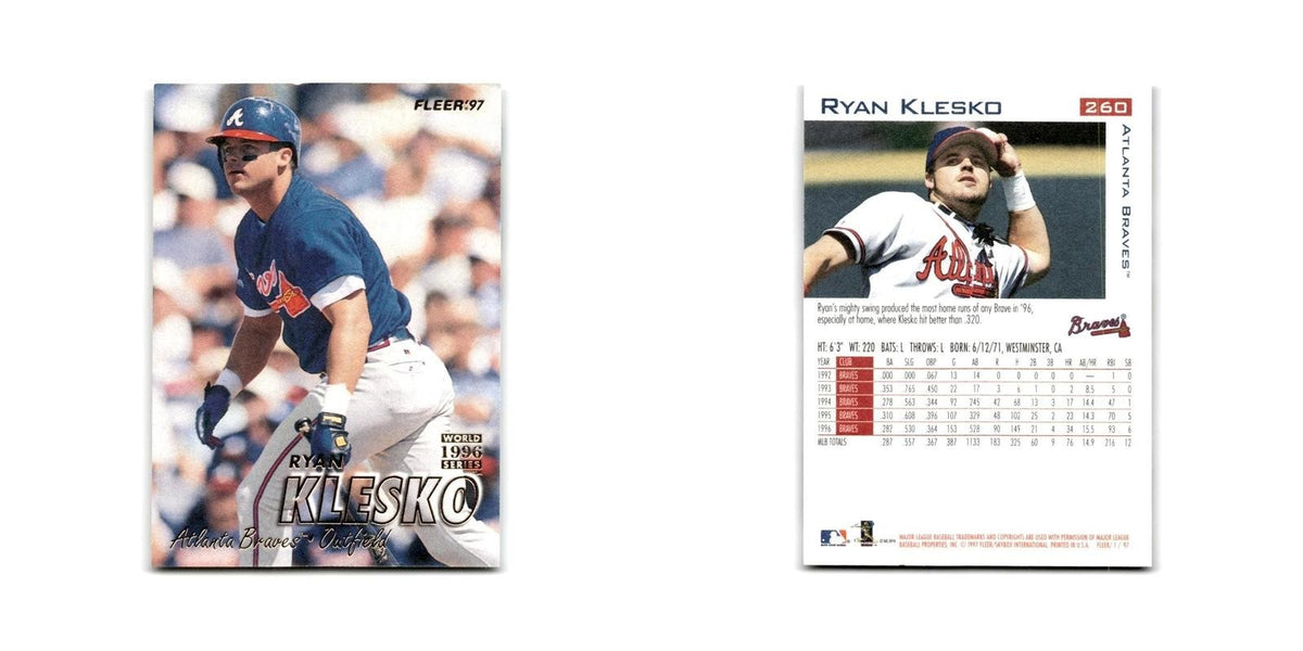 Ryan Klesko 1997 Fleer #260 Atlanta Braves NM