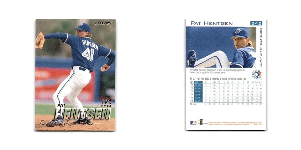 Pat Hentgen 1997 Fleer #242 Toronto Blue Jays Baseball Card NM