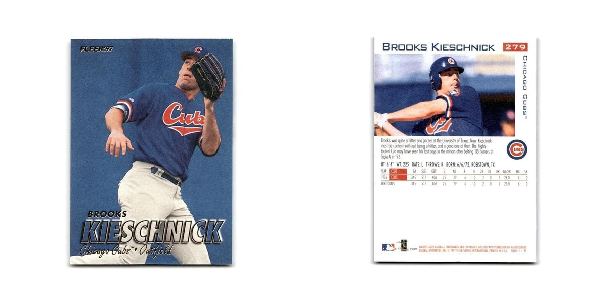 Brooks Kieschnick 1997 Fleer #279 Chicago Cubs Baseball Card NM