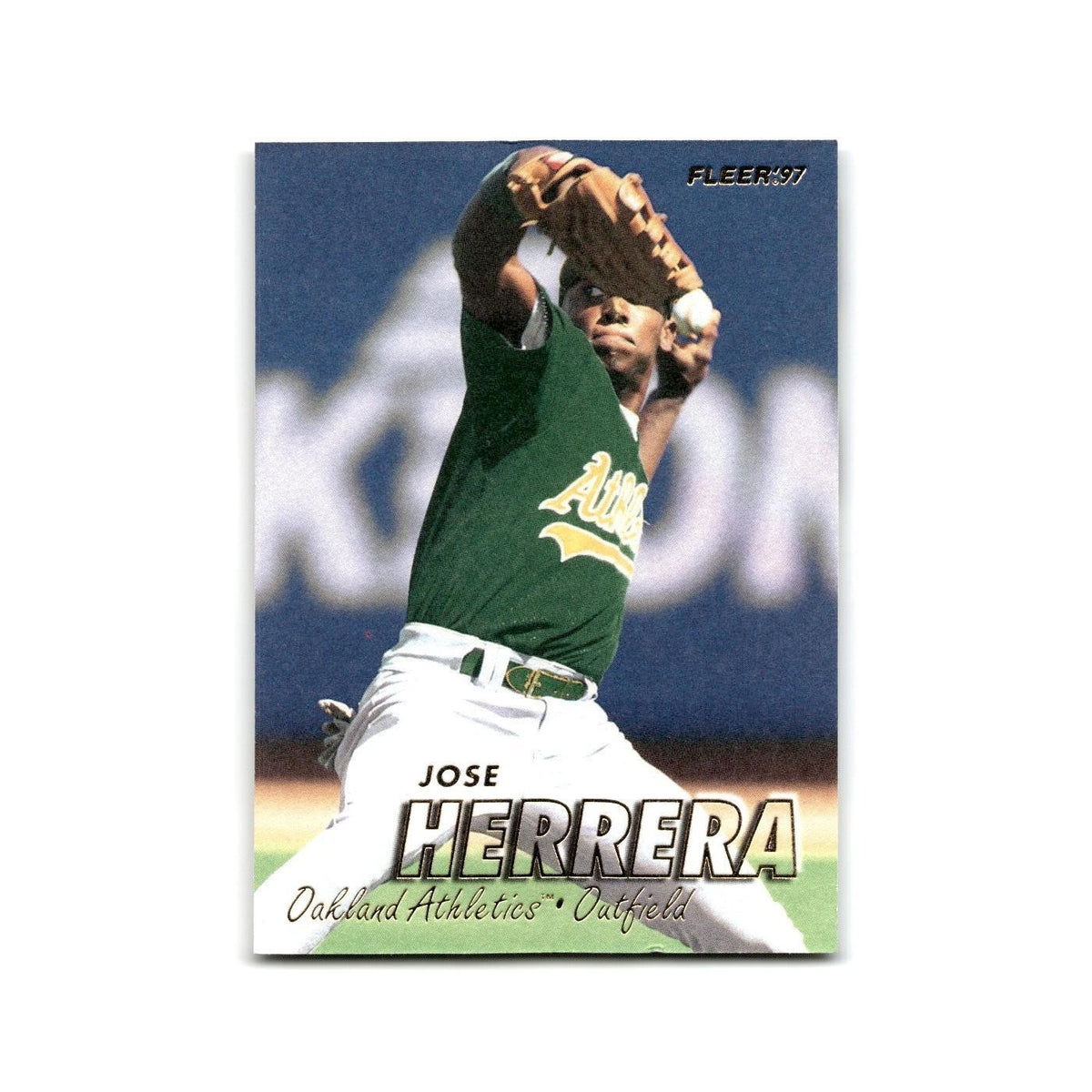 Jose Herrera 1997 Fleer #191 Oakland Athletics Baseball Card NM