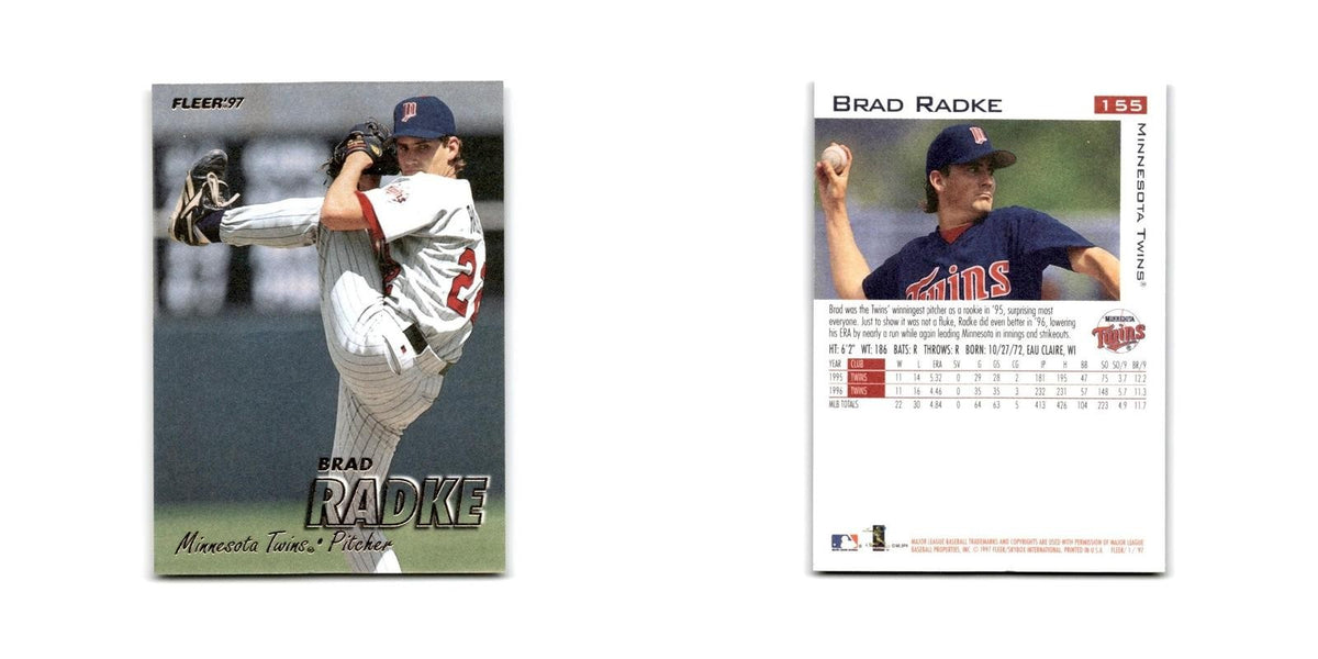 Brad Radke 1997 Fleer #155 Minnesota Twins NM