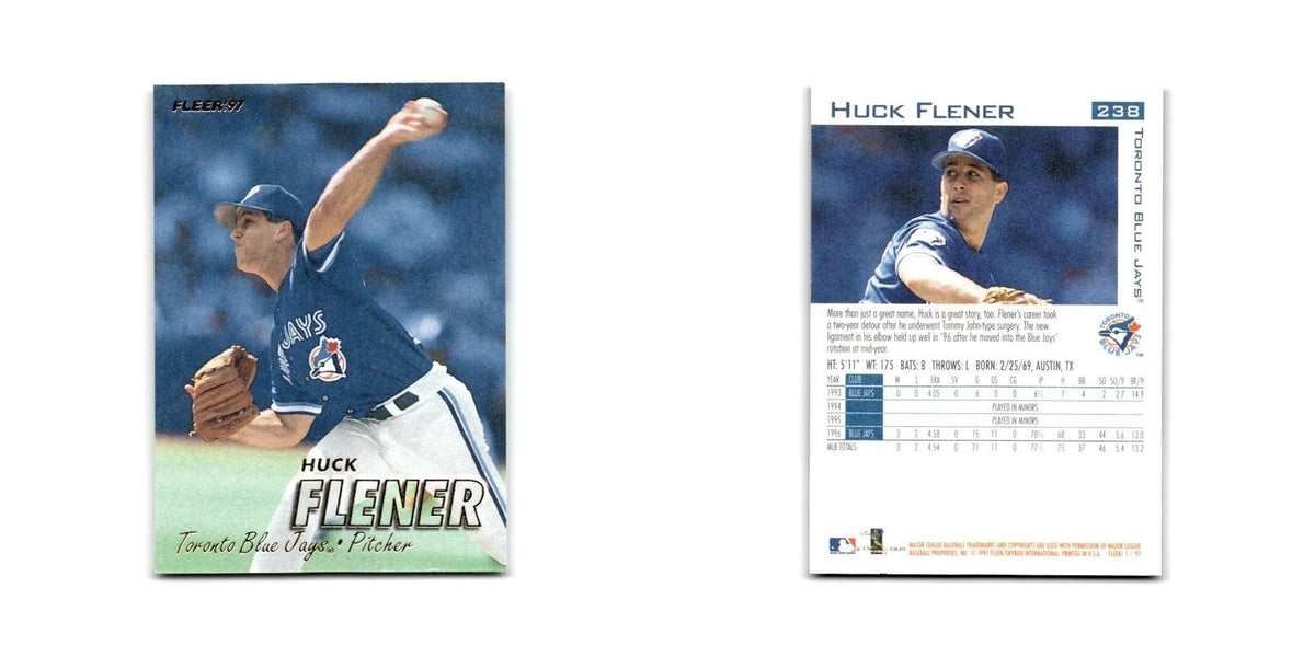 Huck Flener 1997 Fleer #238 Toronto Blue Jays NM