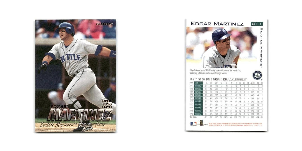 Edgar Martinez 1997 Fleer #211 Seattle Mariners NM