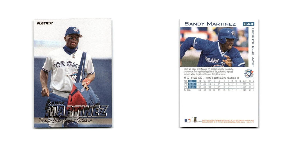 Sandy Martinez 1997 Fleer #244 Toronto Blue Jays NM
