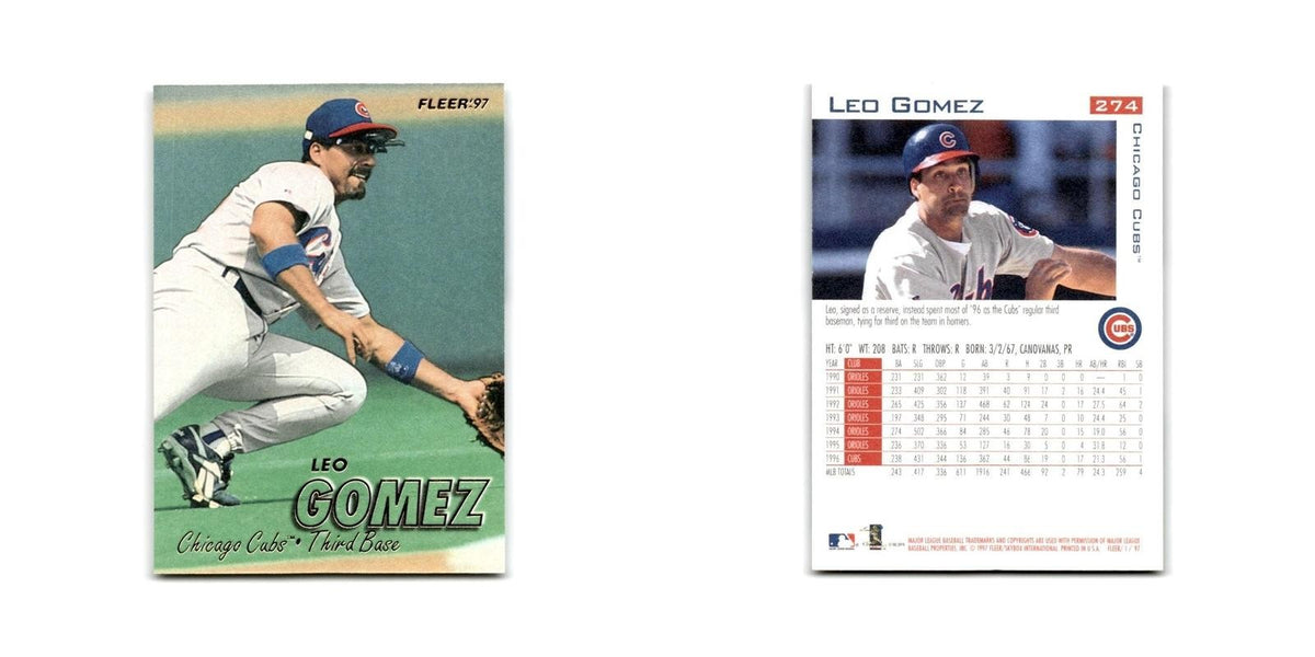 Leo Gomez 1997 Fleer #274 Chicago Cubs Baseball Card NM