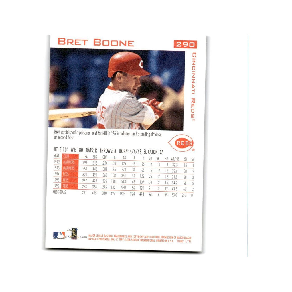 Bret Boone 1997 Fleer #290 Cincinnati Reds Baseball Card NM