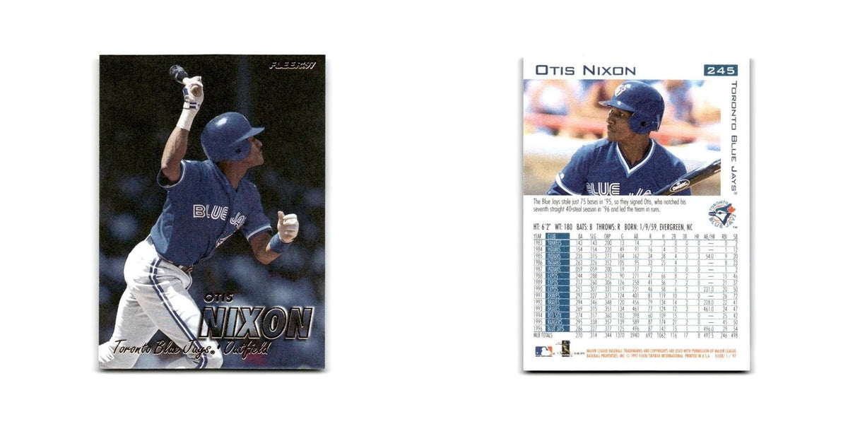Otis Nixon 1997 Fleer #245 Toronto Blue Jays Baseball Card NM