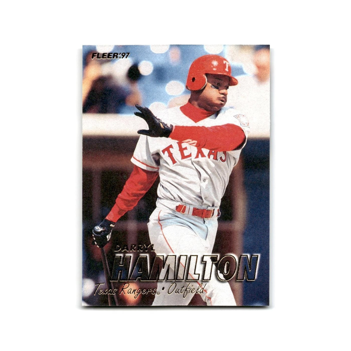 Darryl Hamilton 1997 Fleer #224 Texas Rangers Baseball Card NM