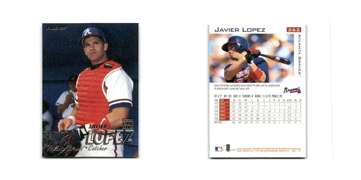 Javier Lopez 1997 Fleer #262 Atlanta Braves Baseball Card NM