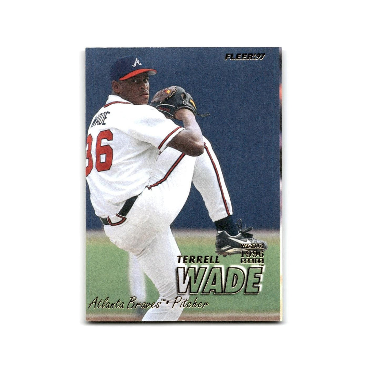 Terrell Wade 1997 Fleer #270 Atlanta Braves Baseball Card NM