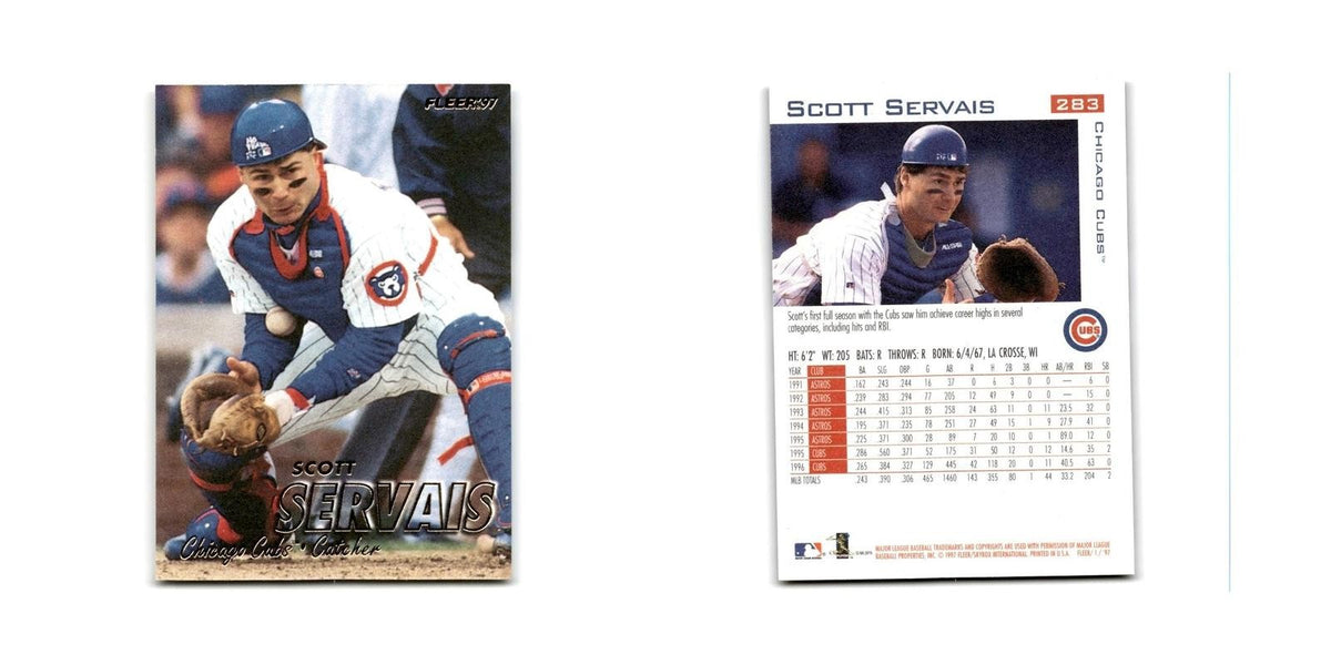 Scott Servais 1997 Fleer #283 Chicago Cubs Baseball Card NM