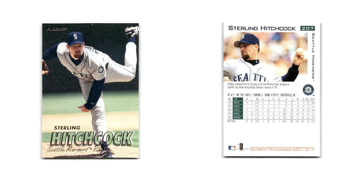Sterling Hitchcock 1997 Fleer #207 Seattle Mariners Baseball Card NM
