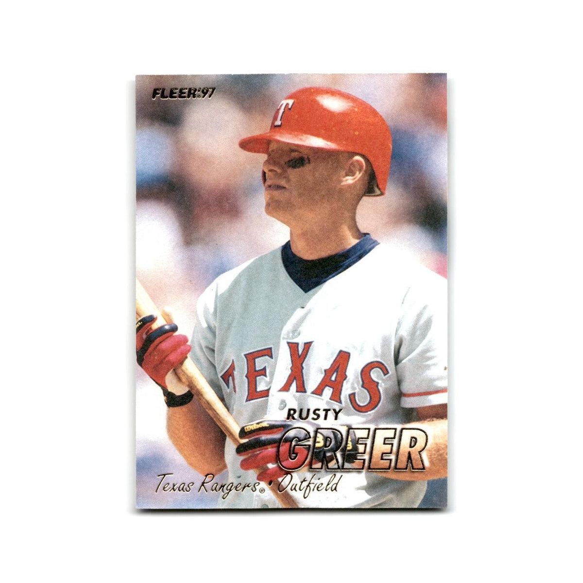 Rusty Greer 1997 Fleer #222 Texas Rangers Baseball Card NM