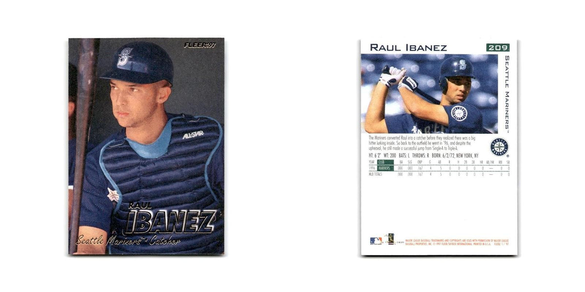 Raul Ibanez 1997 Fleer #209 Seattle Mariners Baseball Card NM
