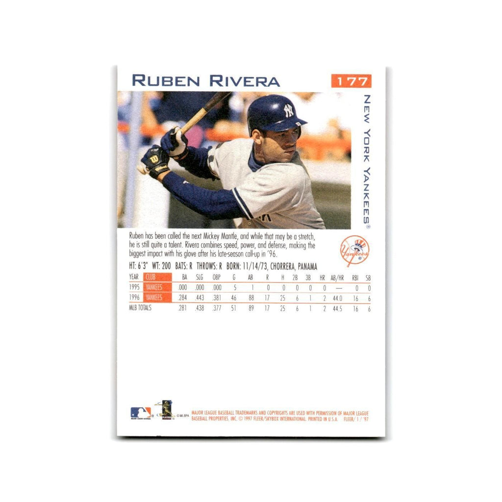 Ruben Rivera 1997 Fleer #177 New York Yankees  NM