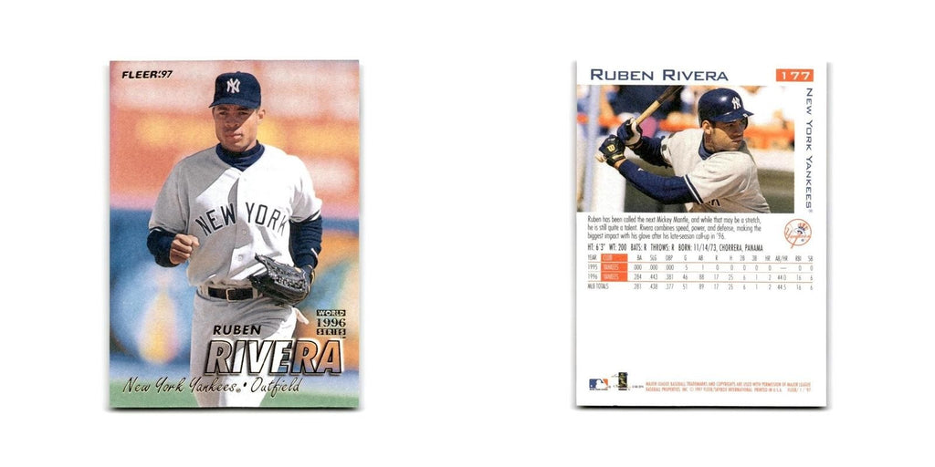 Ruben Rivera 1997 Fleer #177 New York Yankees  NM