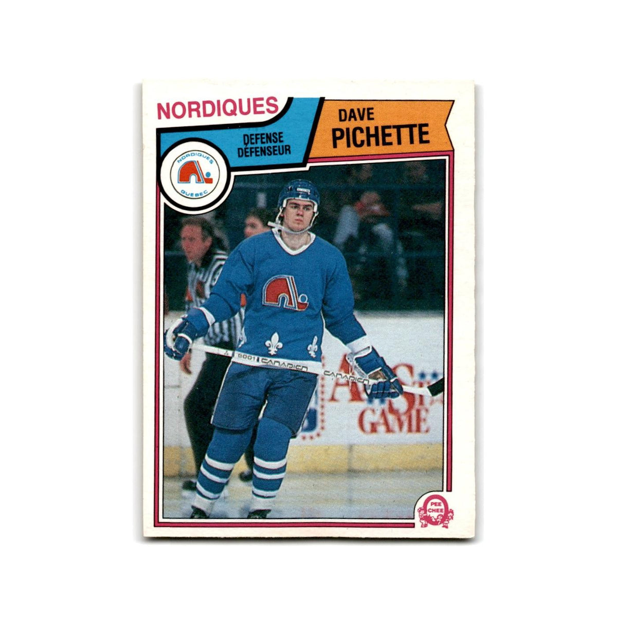 1983 O-Pee-Chee Dave Pichette Quebec Nordiques #299