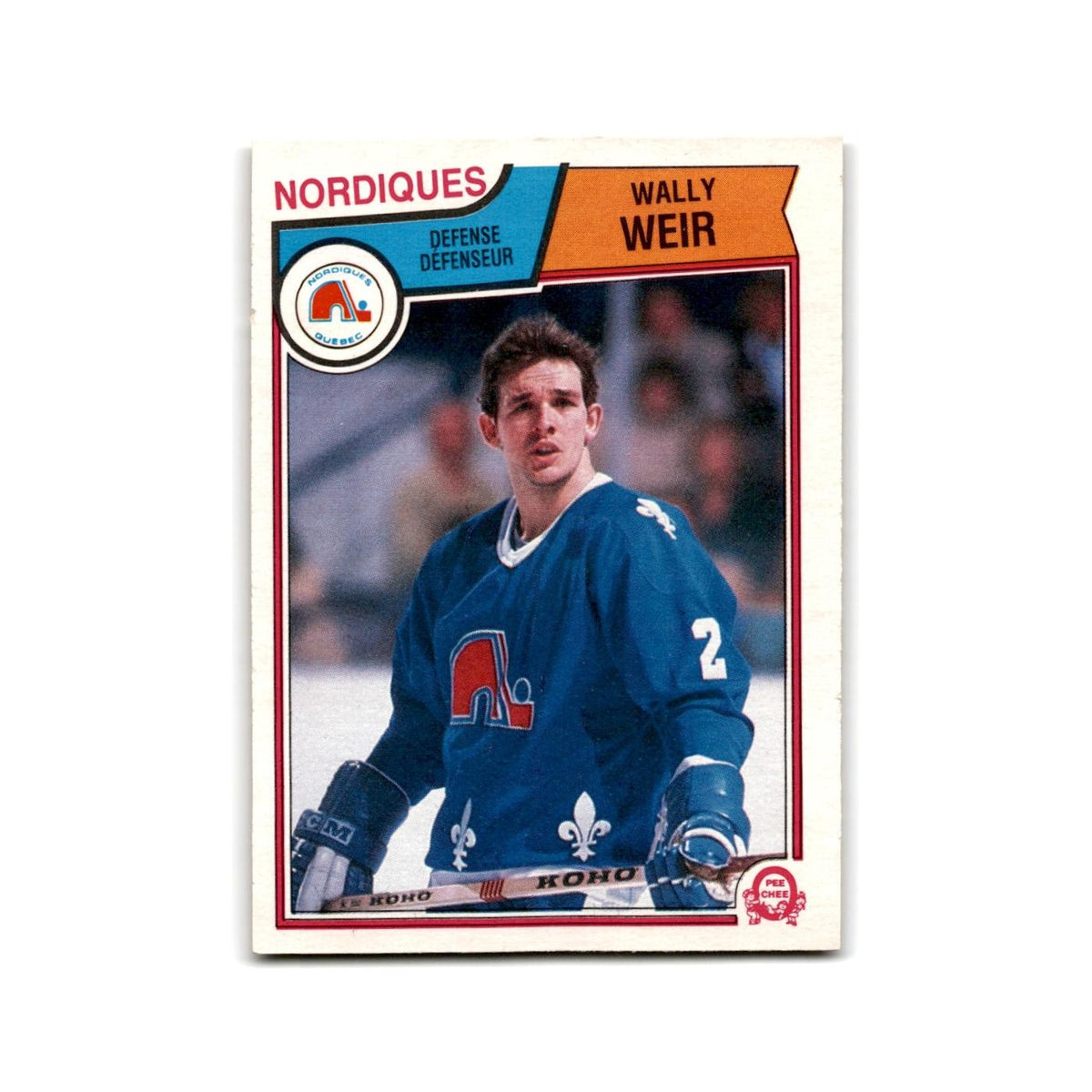 1983 O-Pee-Chee Wally Weir Quebec Nordiques #306