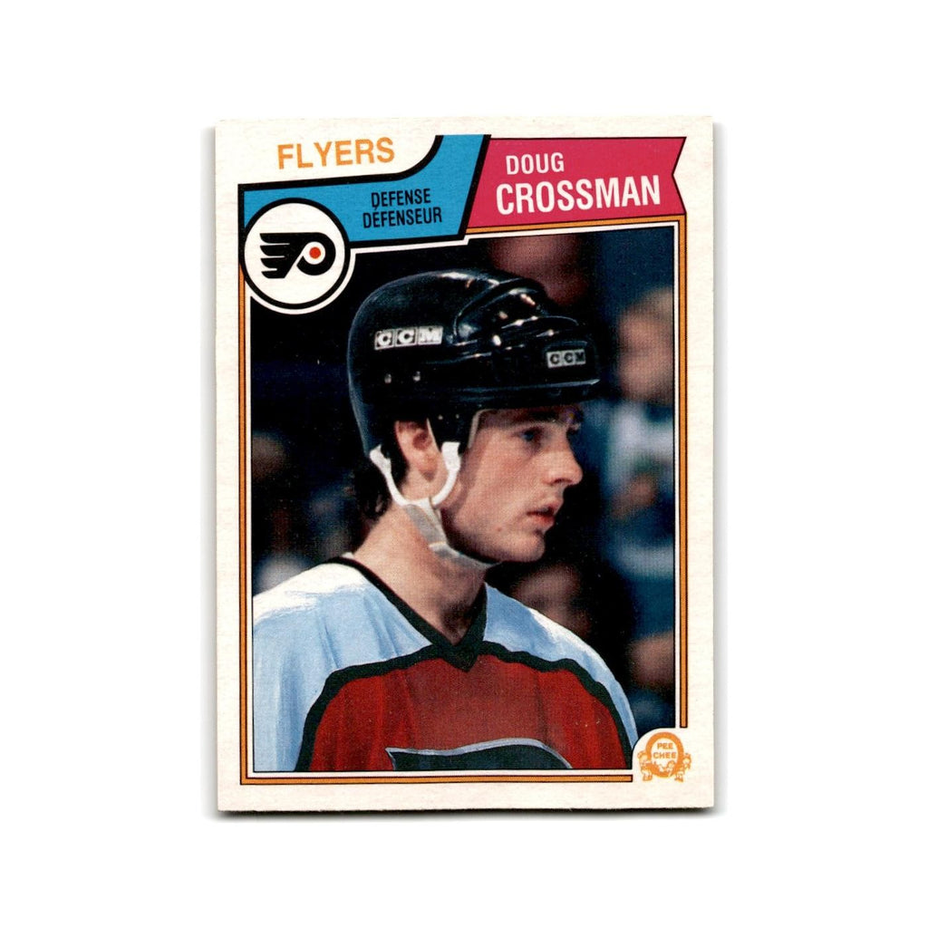 1983 O-Pee-Chee Doug Crossman Philadelphia Flyers #263