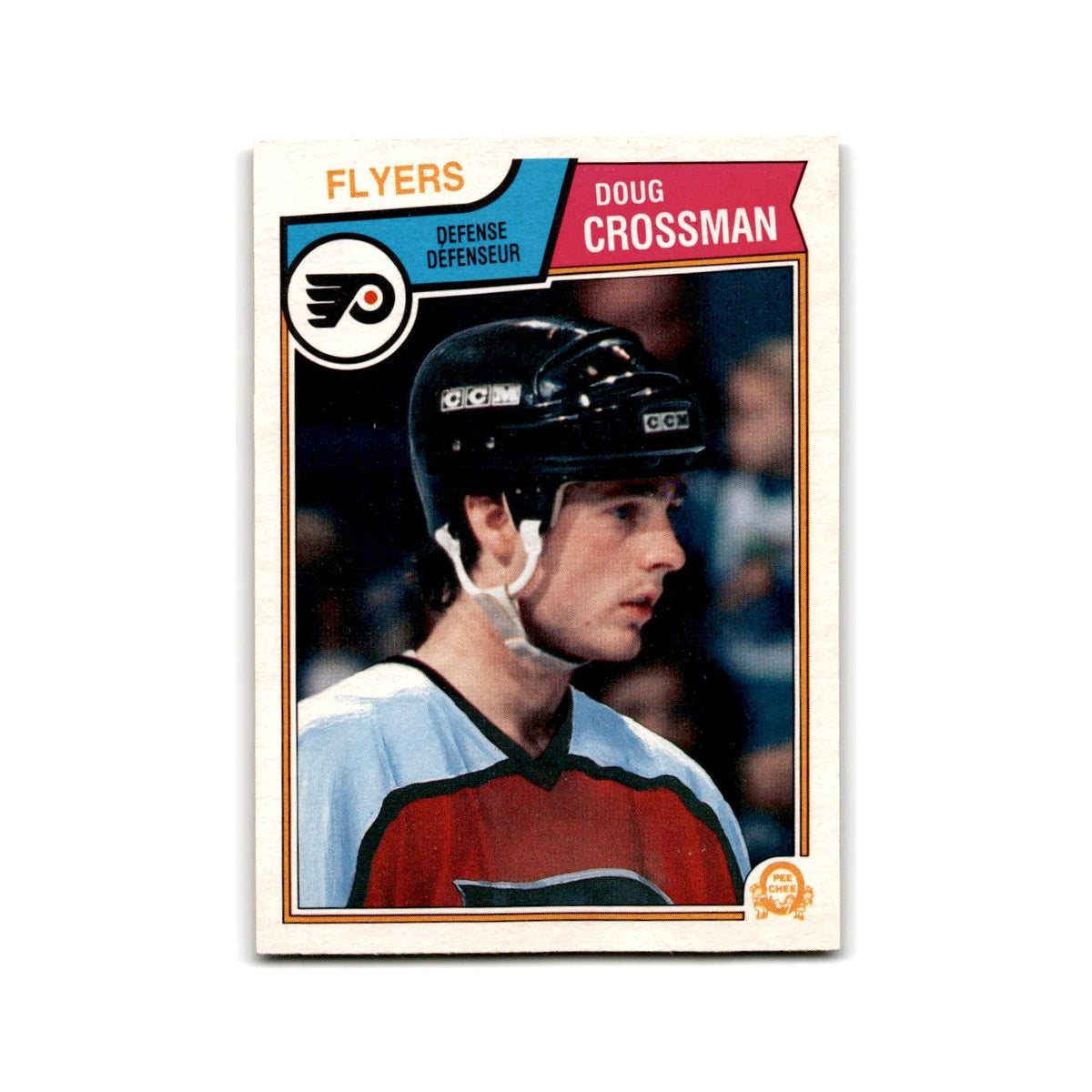 1983 O-Pee-Chee Doug Crossman Philadelphia Flyers #263