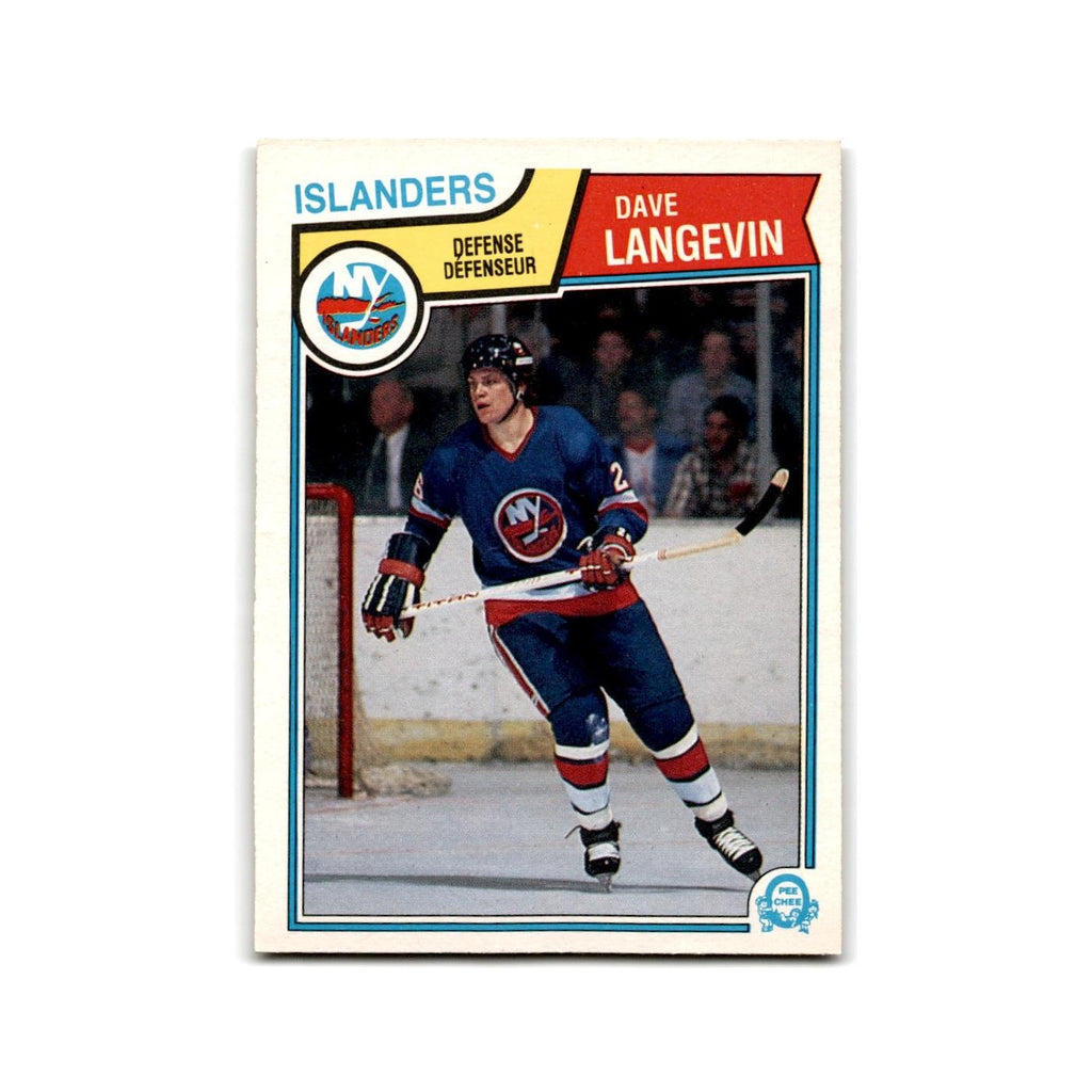 1983 O-Pee-Chee Dave Langevin New York Islanders #11