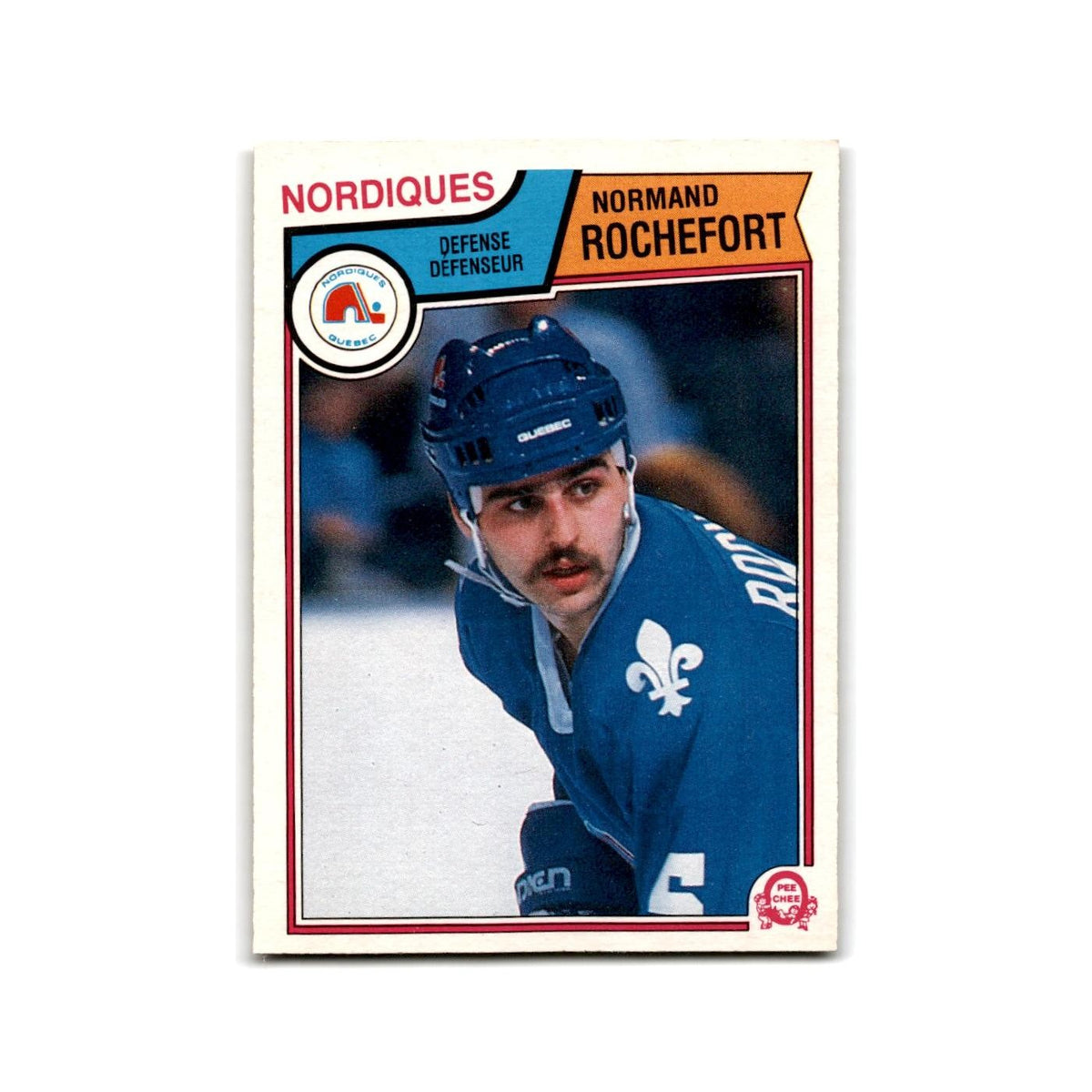 1983 O-Pee-Chee Normand Rochefort Quebec Nordiques #300