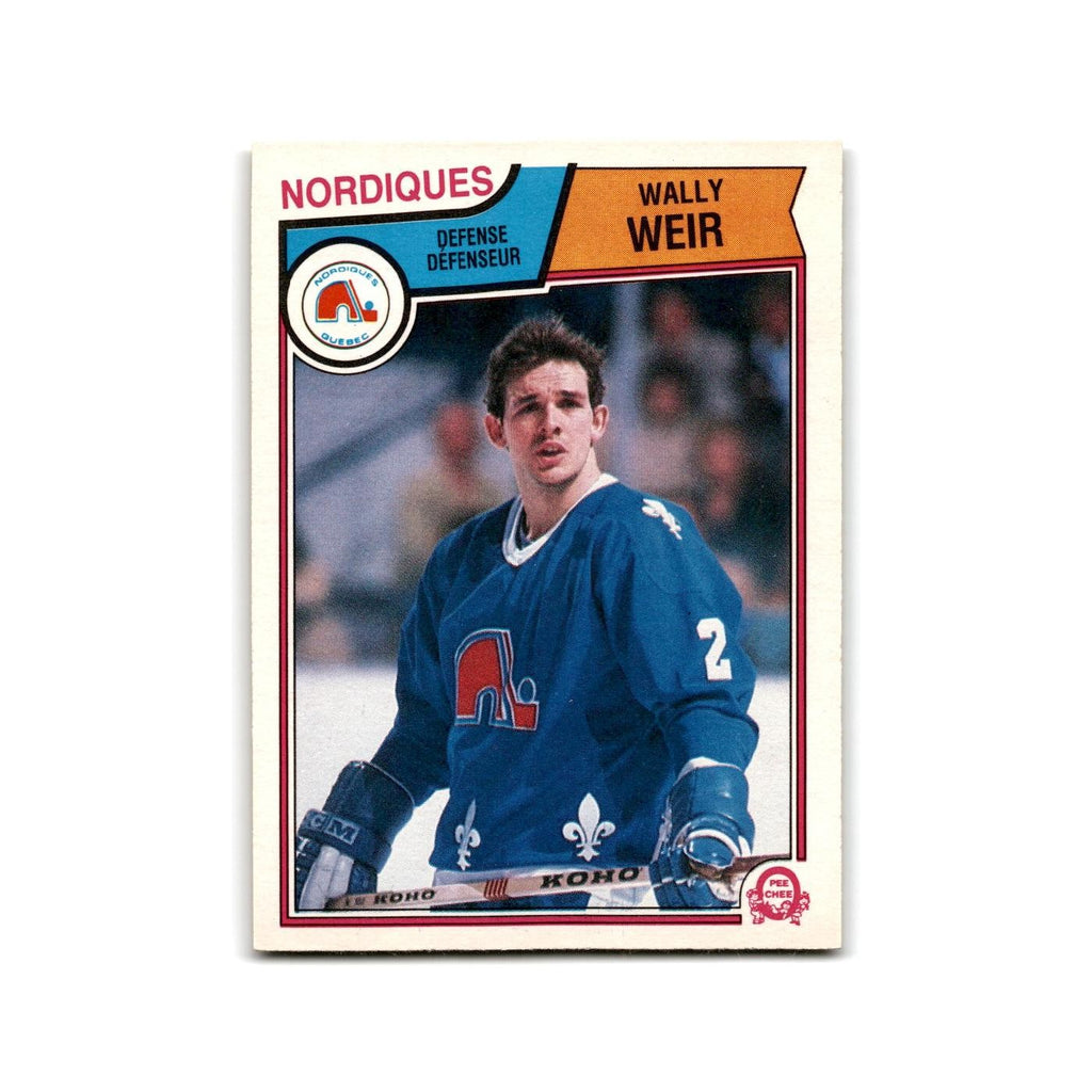 1983 O-Pee-Chee Wally Weir Quebec Nordiques #306