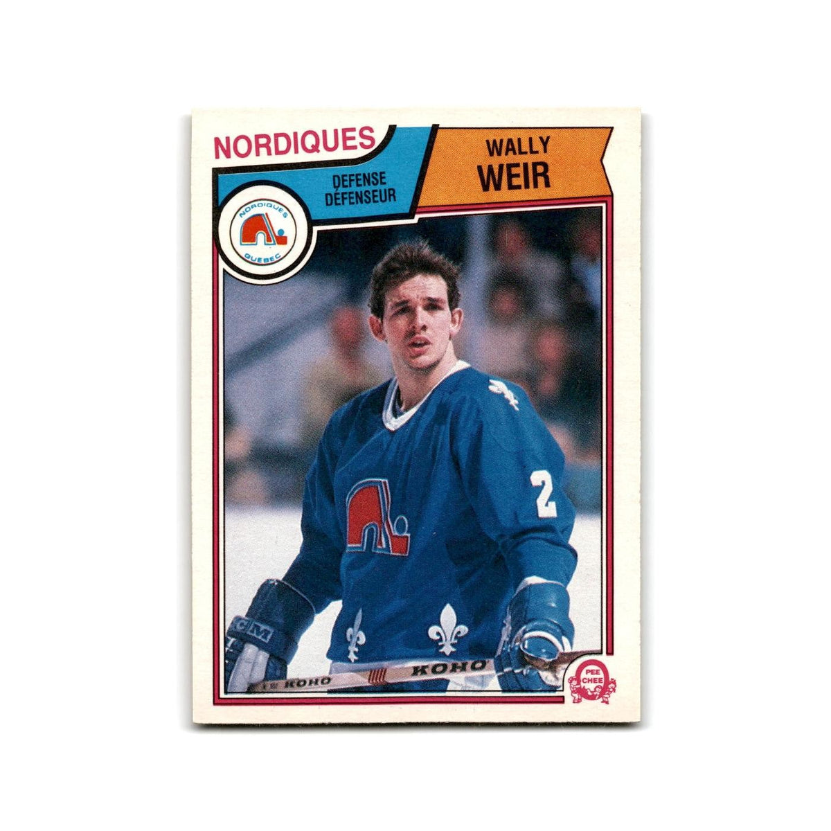 1983 O-Pee-Chee Wally Weir Quebec Nordiques #306